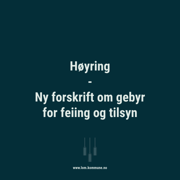 Lenke til artikkel: Høyring: Ny forskrift om gebyr for feiing og tilsyn
