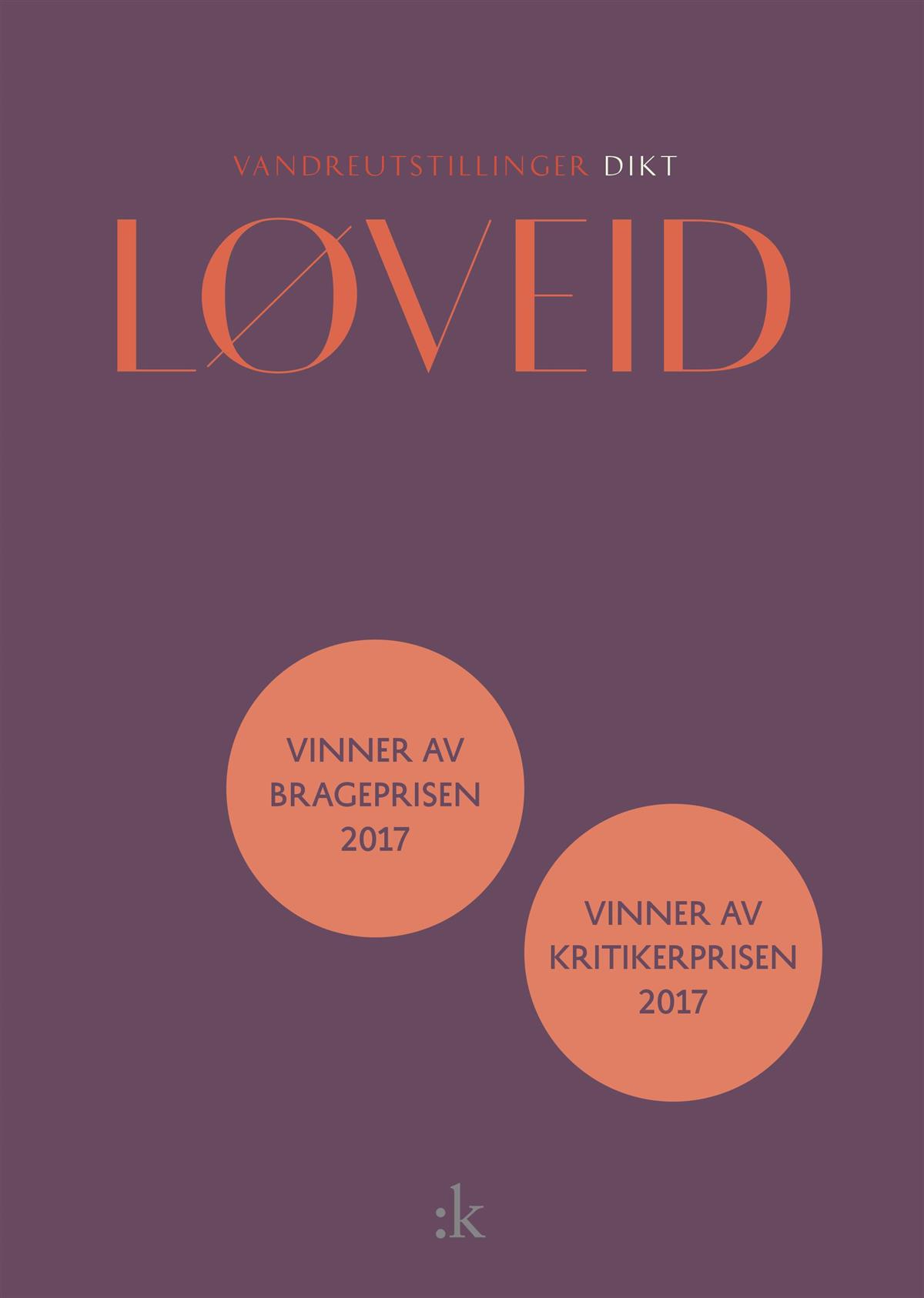 Bokomslag - Vandreutstillinger av Løveid - Klikk for stort bilde
