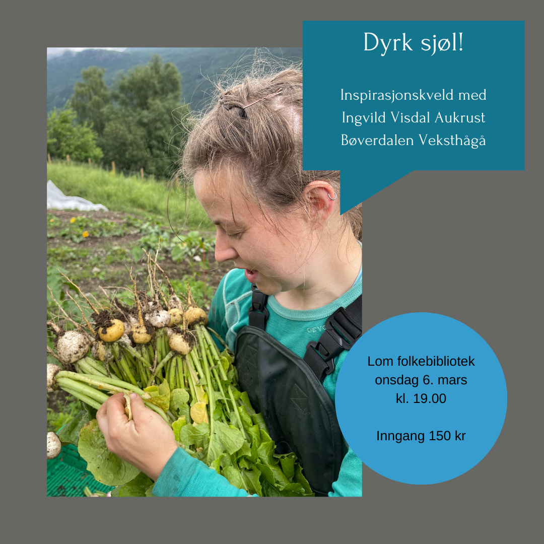 Plakat Inspirasjonskveld med Ingvild Visdal Aukrust - Klikk for stort bilde