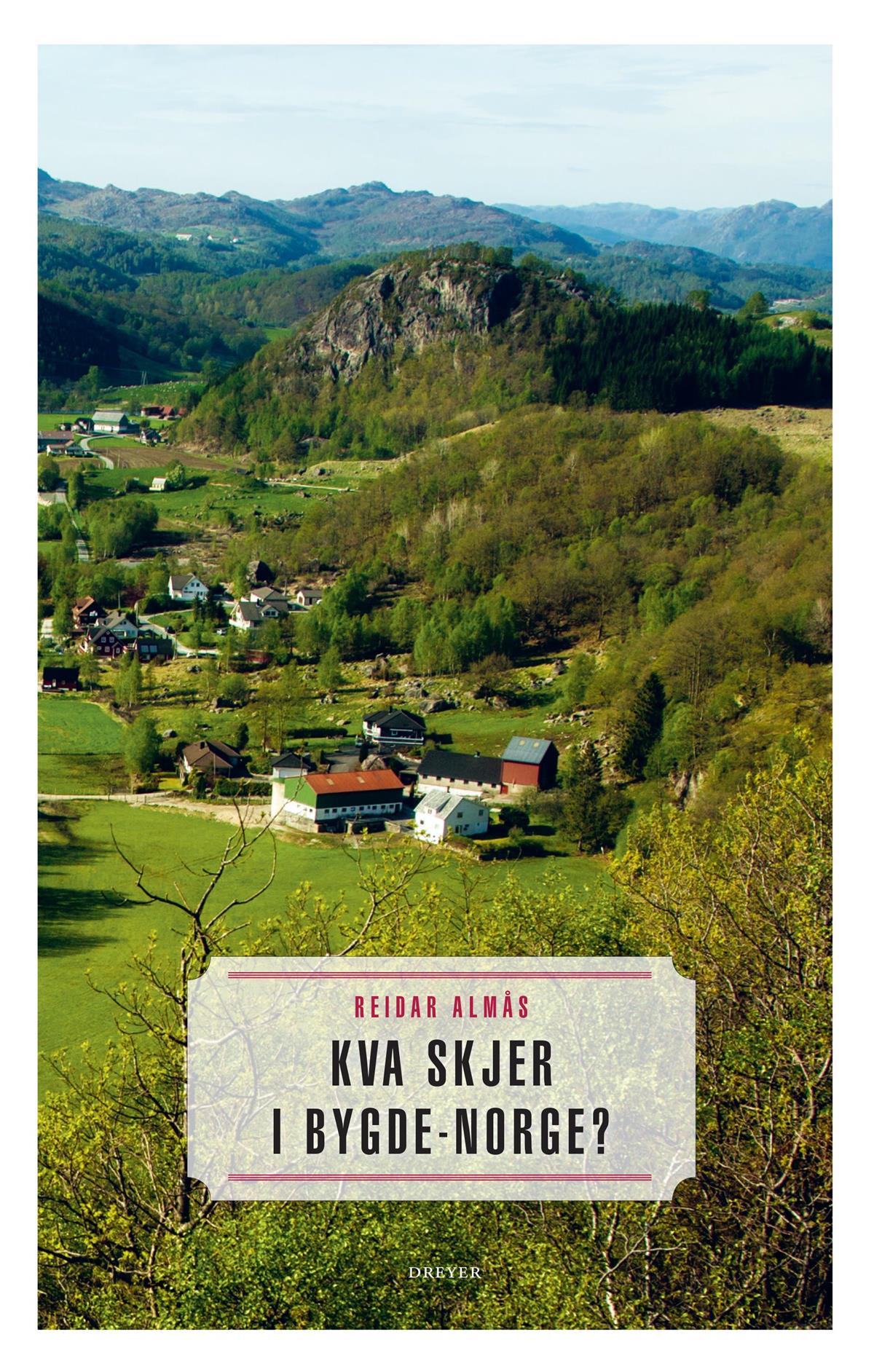 Omslag av boka Kva skjer i Bygde-Norge - Klikk for stort bilde