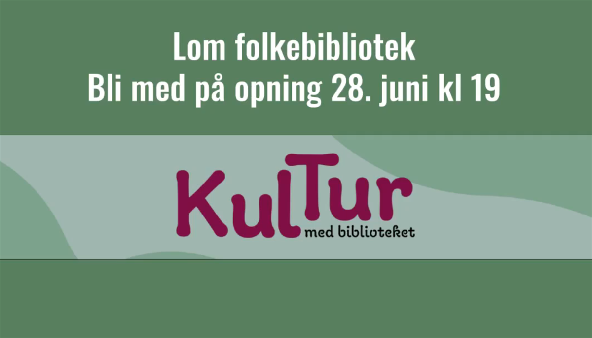 Kul tur med biblioteket - plakat - Klikk for stort bilde