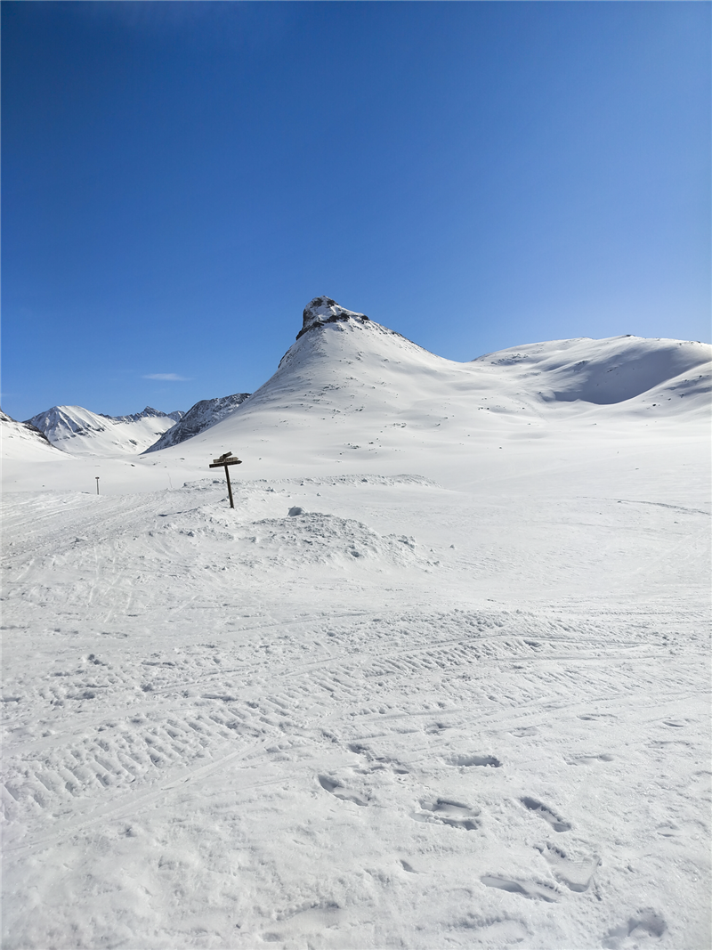 Biletet viser ei turløype/skiløype i området ved leirvassbu
