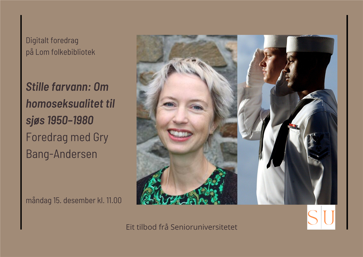 Plakat digtalt foredrag: Homoseksualitet til sjøs